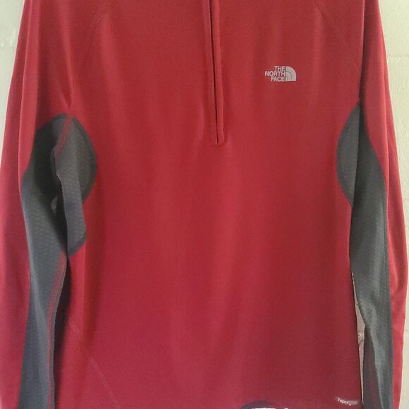 The North Face Flight Series VaporWick 1/4 Zip Pullover Men's Medium Red Gray - Picture 6 of 16